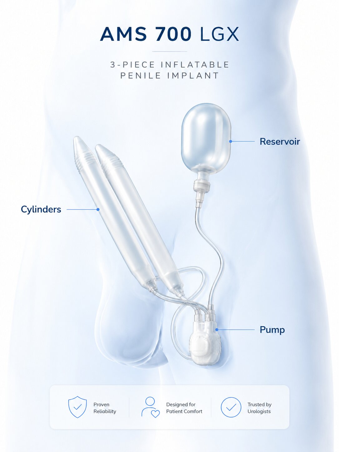 AMS 700 LGX Penile Implant Surgery in India